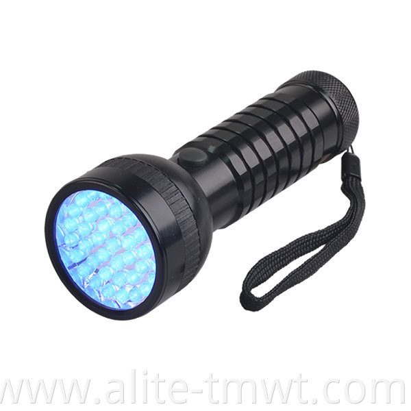 Heat Resistant UV Torch led Blacklight Flashlight 395 nm Urine Detector Scorpion Ultraviolet 100 LED Purple Light UV Flashlight